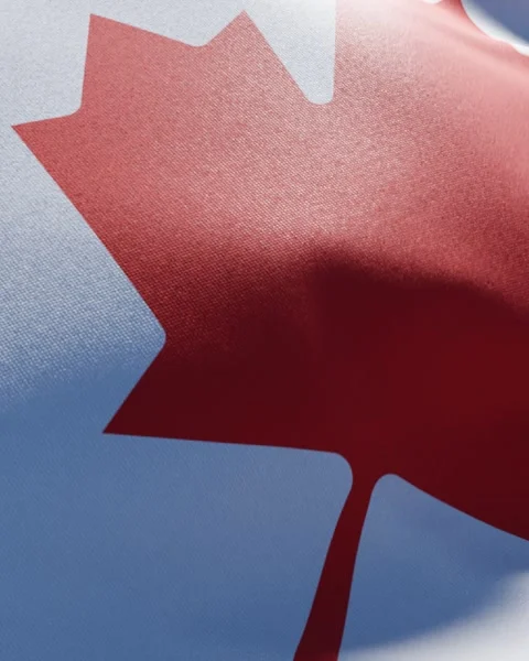 Canada waving flag background Stock Footage 276495939