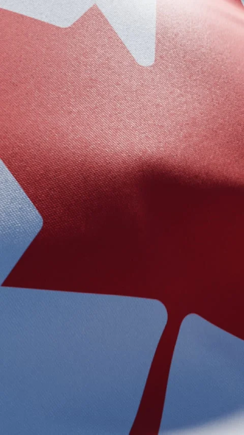 Canada waving flag background Stock Footage 276495979