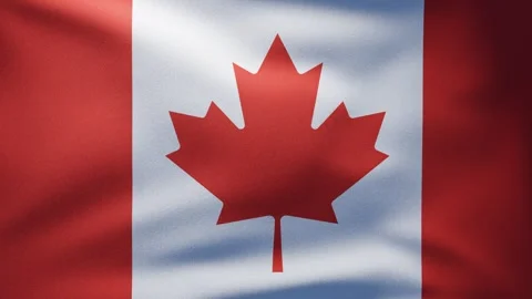 Canada waving flag background Stock-Footage 276496017