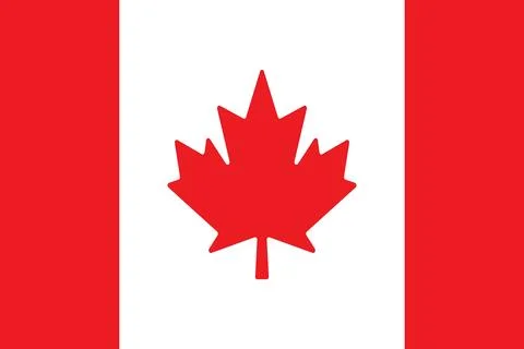 Canada waving flag pattern background. Realistic national flag design. Abst.. Illustrazione stock