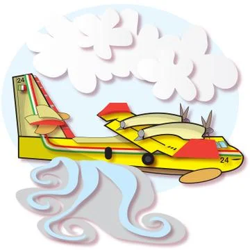 Canadair イラスト素材