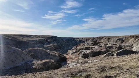 Canadian Badlands Vídeos de archivo 337842225