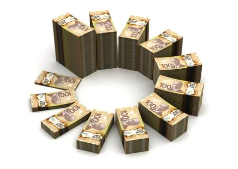 Canadian dollar chart Illustration