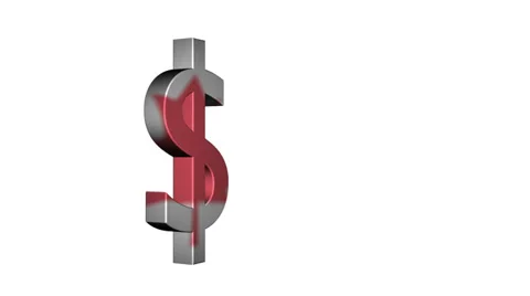 Canadian Dollar Flag Reflection Stock Footage 37099002