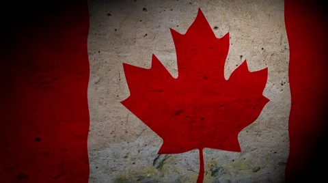 Canadian Flag Background Stock Footage 40378456