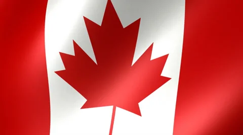 Canadian Flag Background Seamless Loop Stock Footage 39377618