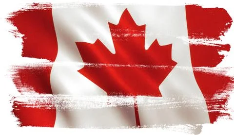 Canadian Flag - Canada Maple Leaf Stock Illustration