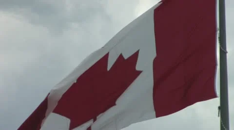 Canadian Flag Stock Footage 11495027