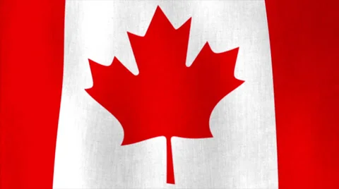 Canadian flag Stock Footage 37789003