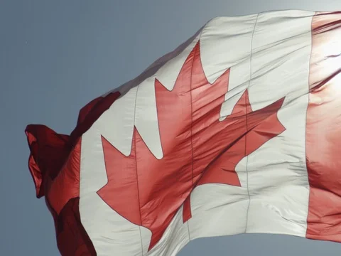 Canadian Flag Stock Footage 78223598