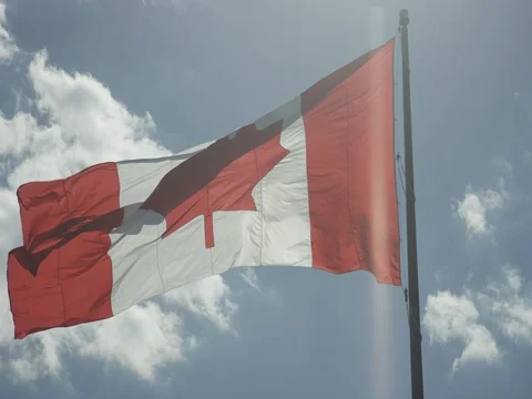 Canadian Flag Stock Footage 78225089