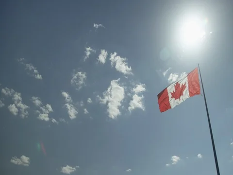 Canadian Flag Stock Footage 78225193
