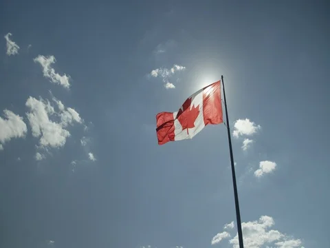 Canadian Flag Stock Footage 78226026