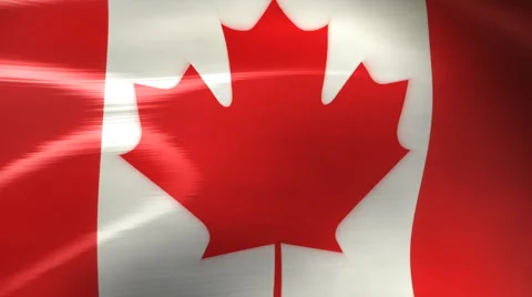 Canadian Flag - HD Loop 库存影片 999586
