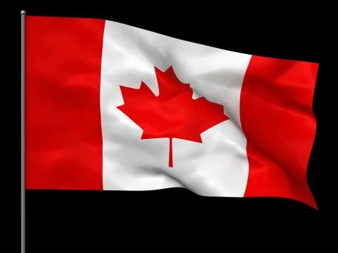 Canadian flag Stock Illustration