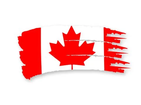 Canadian flag Stock Illustration