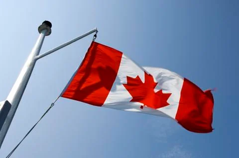 Canadian flag Stock Photos
