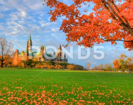 Canadian parliament Stock Photos