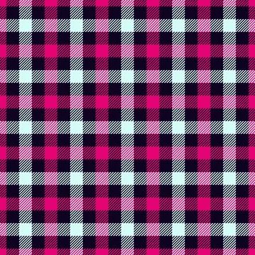 Canadian pattern check vector, checkered texture seamless background. King .. Stockillustratie