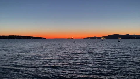 Canadian sunset Video stock 237102422