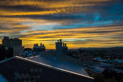Canadian Sunset Stock Photos