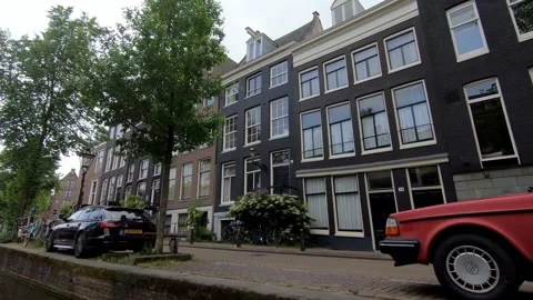 Canal in Amsterdam Stock-Footage 205879154