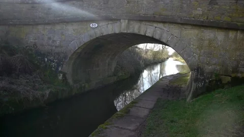 Canal bridge Stock Footage 313527394