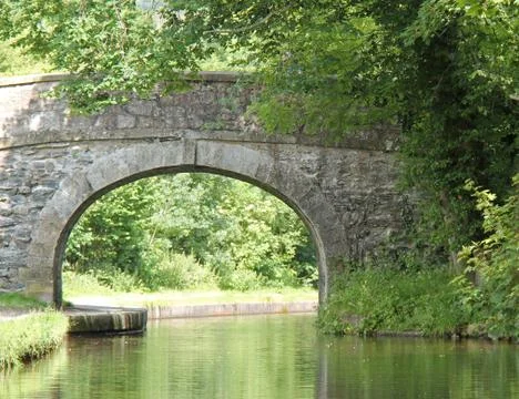 Canal Bridge. Stock Photos