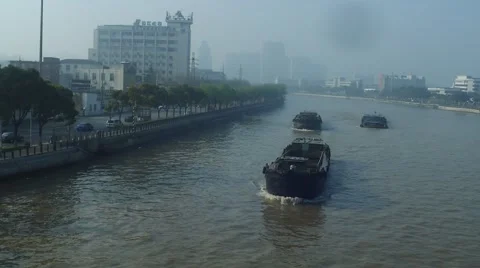 Canal in China Video stock 67618494
