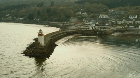 Canal Crinan Stock Footage 107069643