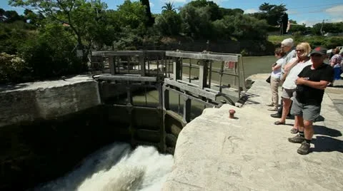 Canal du midi Stock Footage 27596627