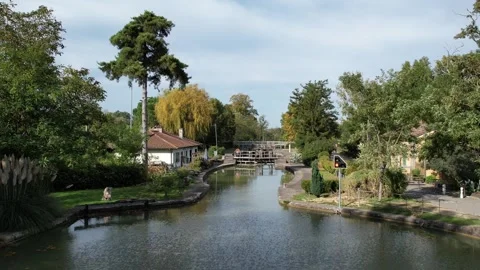 Canal du midi Stock Footage 305260003