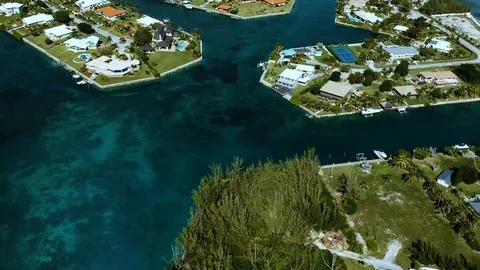 Canal Height Smith Point Stock Footage 98964714
