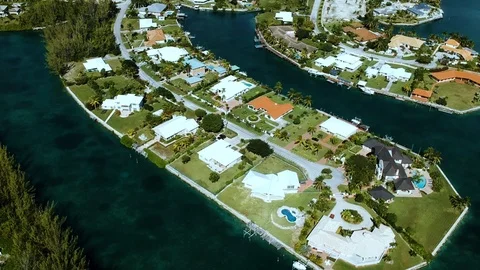 Canal Height Smith Point Stock Footage 98964772