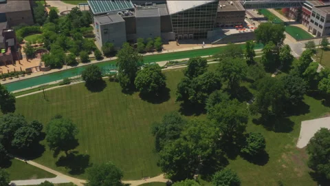 Canal Indianapolis Stock Footage 138967332