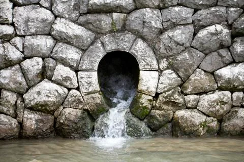 Canal intersection Stock Photos