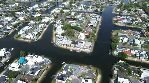 Canal Network Aerial Vidéo 334905804
