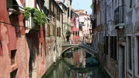 Canal in venice Stockbeeldmateriaal 11237410