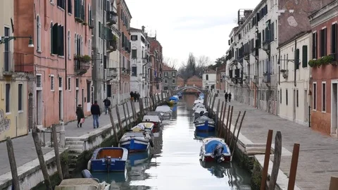 Canal in Venice Stock Footage 74658208