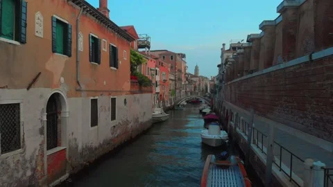 Canal in Venice Stock Footage 143026379