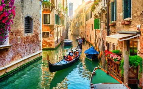 Canal in Venice Stock Photos