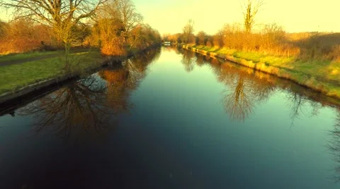 Canal Waterways Stock Footage 46752809