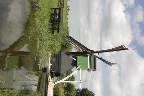  Canal wind pump Stock Photos