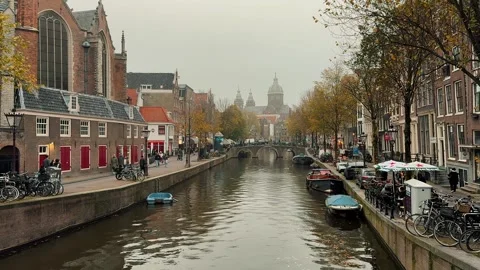 Canals of Amsterdam 1 Stock Footage 321778527