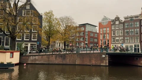 Canals of Amsterdam 13 Video stock 321769159
