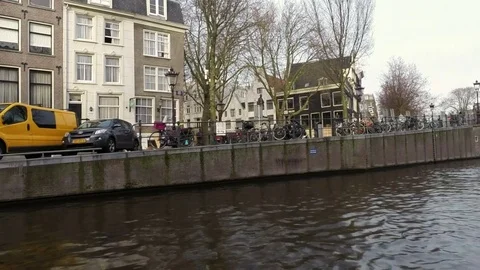 Canals of Amsterdam Stock-Footage 73872483