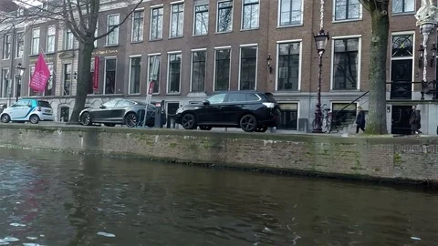 Canals of Amsterdam 動画素材 73873989