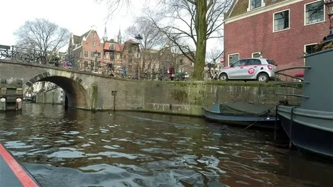 Canals of Amsterdam Stock-Footage 73874161