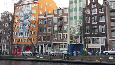 Canals of Amsterdam 動画素材 74479661