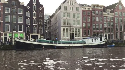 Canals of Amsterdam Vídeos de archivo 74479721